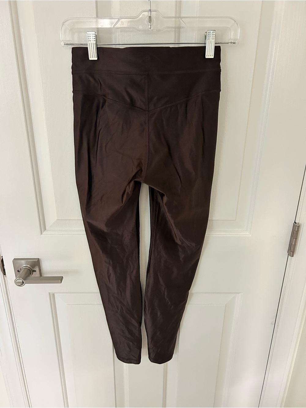 Lululemon Satin Shine High-Rise Leggings In Espresso - Picture 4 of 6